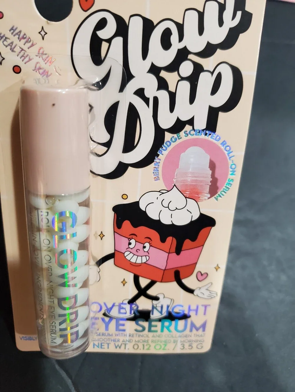 3pack glow drip nourishing radiance and overnight infused eye serums rollon new